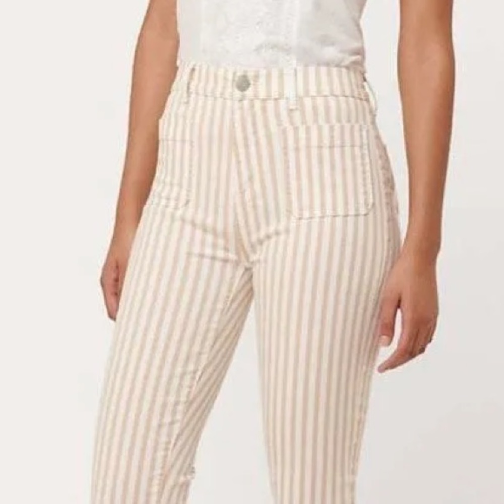 New Loft high waist flare crop, size 6/28 - Picture 3 of 10